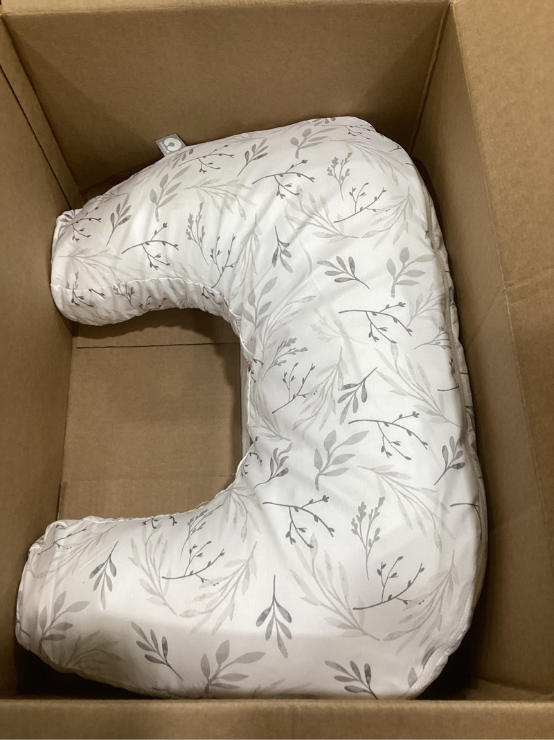 Condition photo showing Good Condition for boppy nursing pillow - firm, ergonomic u-shaped bottle and breastfeeding pillow with high lift for comfort and support, spacious surface - gray gentle leaves new nursing pillow gray gentle leaves