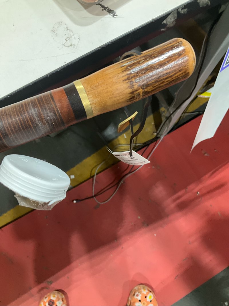 Condition photo showing Good Condition for brazos rustic wood walking stick, hickory, traditional safari style handle, for men & women, made in the usa 55"