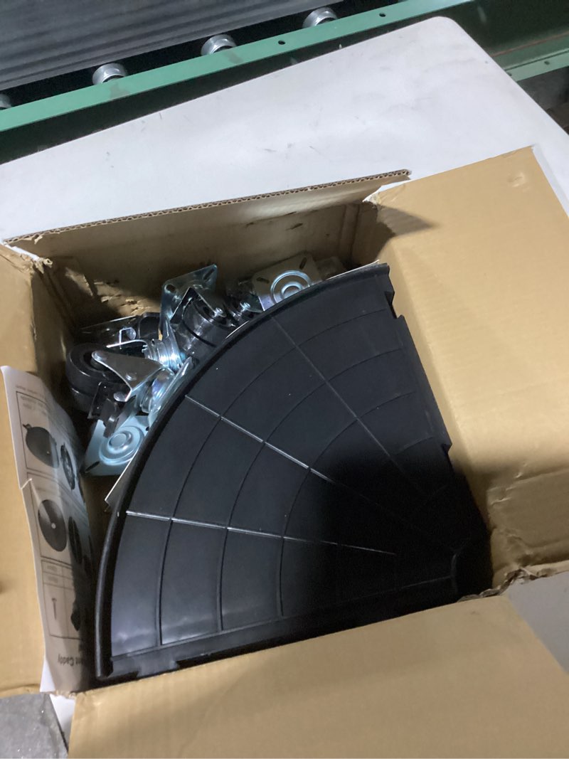 Condition photo showing Good Condition for 20 Inch Heavy Duty Plant Caddy with 360°Lockable Wheels,600 Lbs Capacity,Outdoor Indoor Rolling Plant Stand with Casters,Black Large Plant Dolly Potted Planter Cart for Big Flower Pots Plant Pots 1 20"
