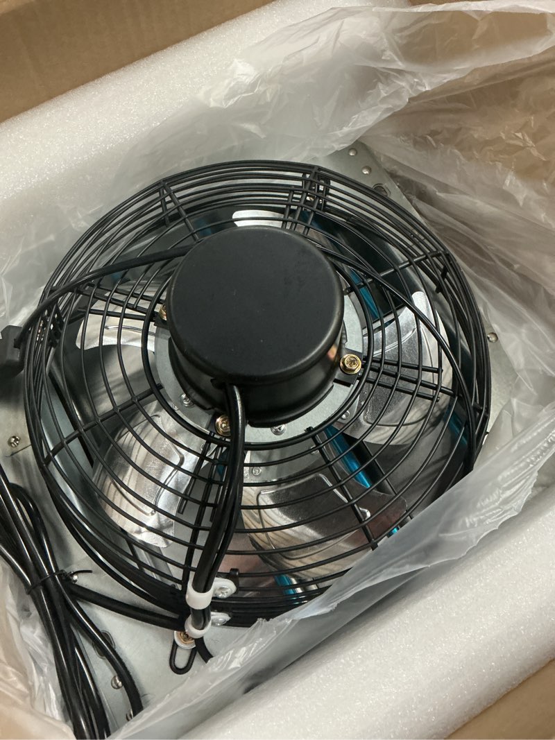 Condition photo showing Good Condition for ZMRTDWO 10 Inch Shutter Exhaust Fan, High-Speed 1400CFM Low Noise Attic Fan, Automatic Shutter, Vent
