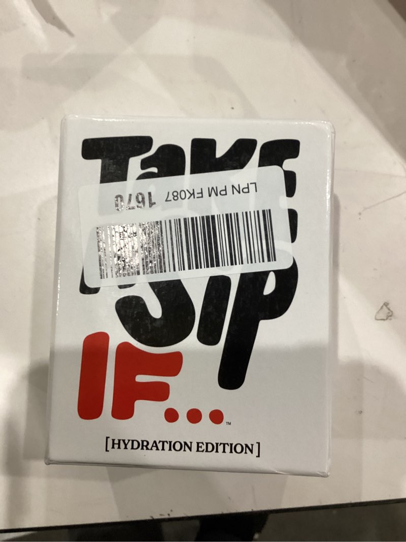 Condition photo showing As Is for DSS Games Take A Sip If… [Hilarious Party Game for Adults, Game Night, Ice Breakers, Conversation Starter, Great for Chill Nights or Big Groups, Fun Gift for Friends]