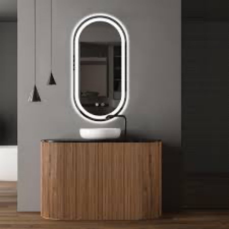 FORTNEY 16 * 32 LED Bathroom Mirror with Lights, Anti-Fog, Dimmable, Lighted Bathroom Vanity Mirror 