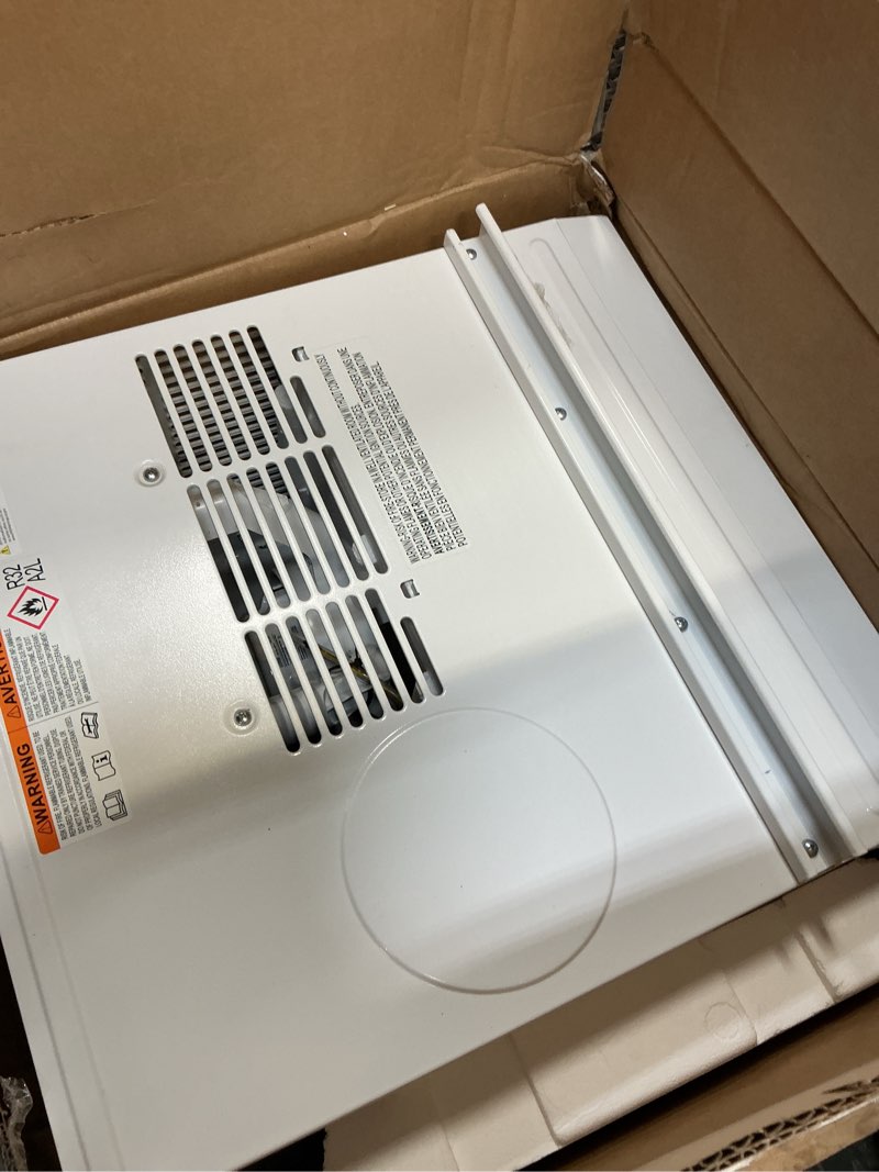 Condition photo showing As Is for tcl 10,000 btu smart inverter window air conditioner (white) - 450 sq ft, up to 46% energy savings, quiet cooling tech, 3-in-1 cooling, fan & dehumidifier, matter wi-fi, remote control - w10wc72