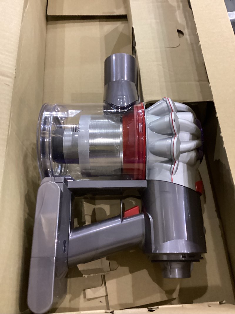 Condition photo showing As Is for Dyson V8 Plus Cordless Vacuum, Cleans Hard Floors and Carpets, Detangles, Converts to Handheld, 115AW, 2 Power Modes, Up to 40 Minutes¹