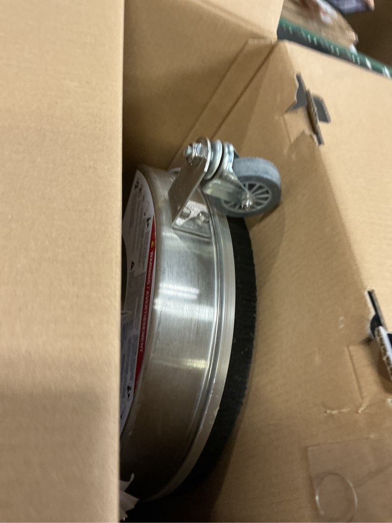 Condition photo showing As Is for surfacemaxx 14.5-in up to 4500 psi rotating surface cleaner for gas pressure washers