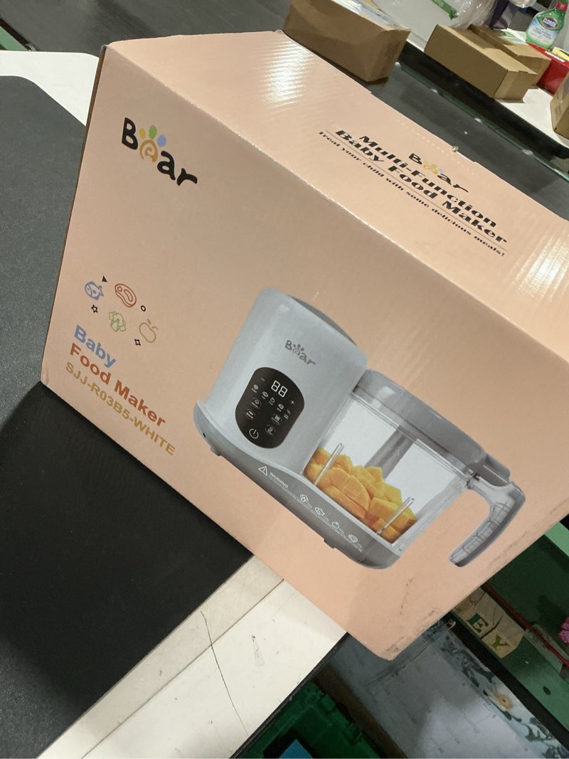 Condition photo showing Good Condition for BEAR 2024 Baby Food Maker | One Step Baby Food Processor Steamer Puree Blender | Auto Cooking & Grin