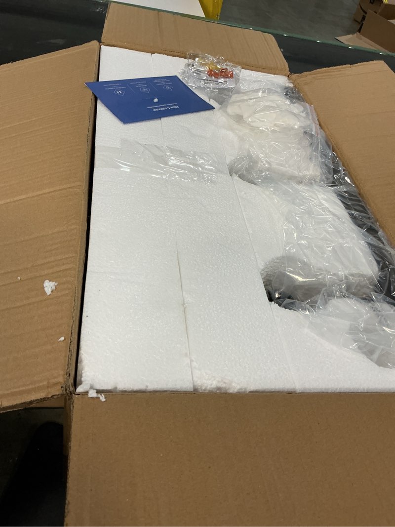 Condition photo showing Good Condition for PRESDE Black Vintage Bathroom Vanity Light Fixtures Over Mirror Bath 3-Light Vanity Glass Globe Lighting Oil Rubbed Bronze?with bubbles? 3-lights