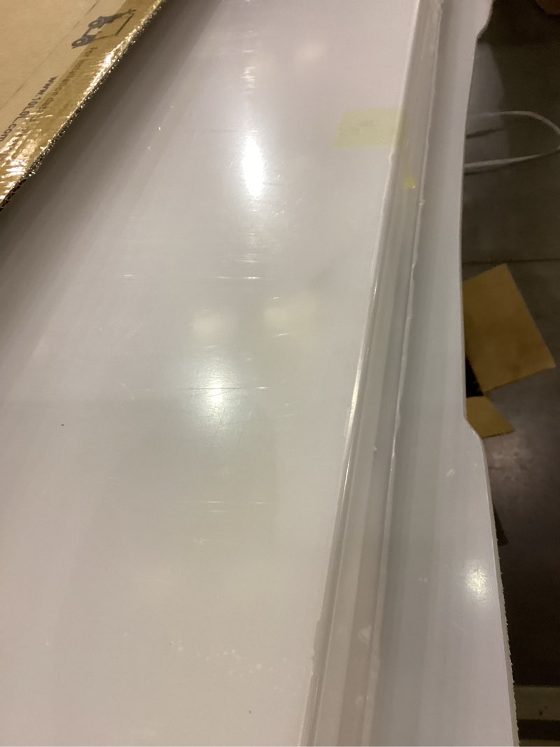 Condition photo showing As Is for 10L0L Golf Cart Windshield, Folding EZGO TXT Windscreen, Thick Golf Cart Windscreen kit, Upgrade Polycarbonate (PC) High Strength Impact Resistance, Fits EZGO TXT 1995-2013 Colorless