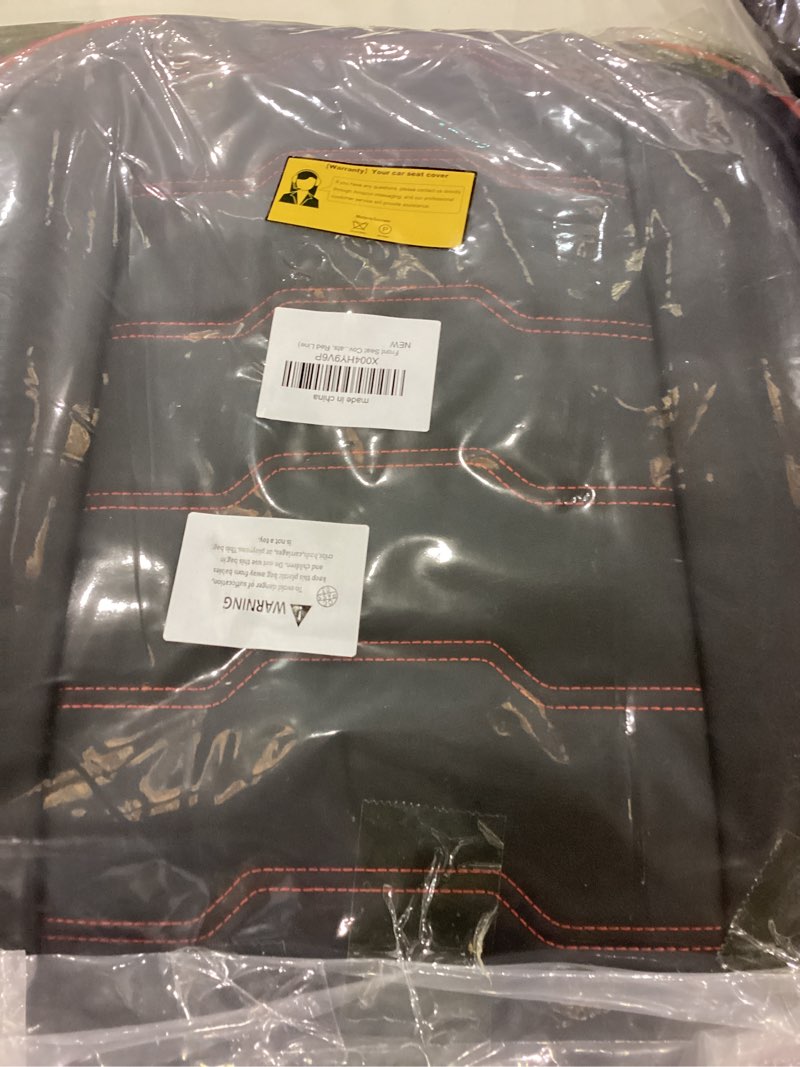 DISUTOGO 2PCS Front Seat Covers Fit for Mitsubishi Outlander Sport 2011-2023 2024 2025 Faux Leather 