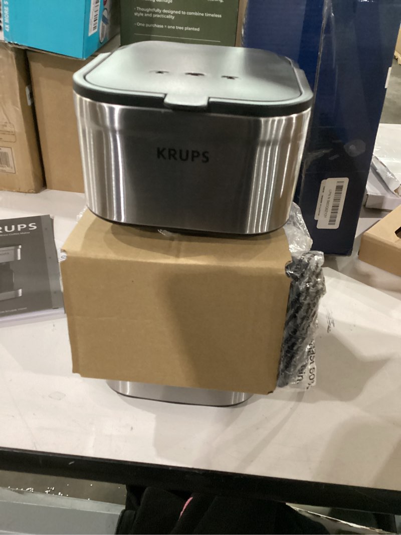 Condition photo showing New/Like New for KRUPS Simply Brew Compact 5 Cup Coffee Maker: Stainless Steel Design, Pause & Brew, Keep Warm, Reusable Filter, Drip-Free Carafe 5-Cup Filter Coffee Maker