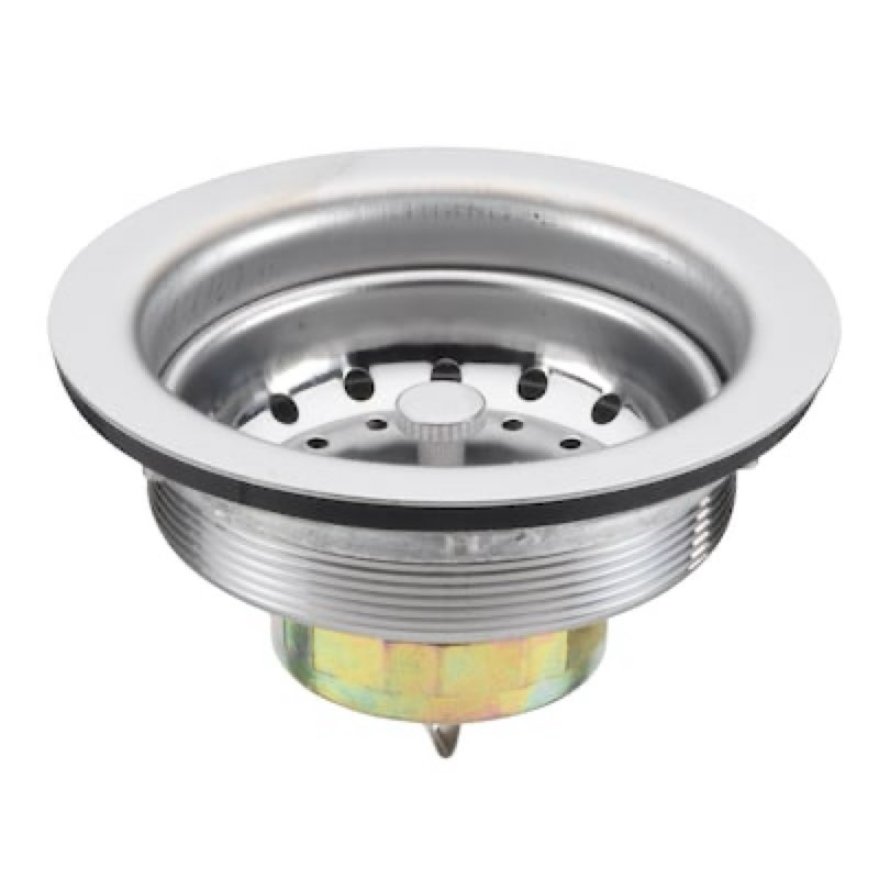 allen + roth 4.5-in stainless steel rust resistant strainer with lock mount included