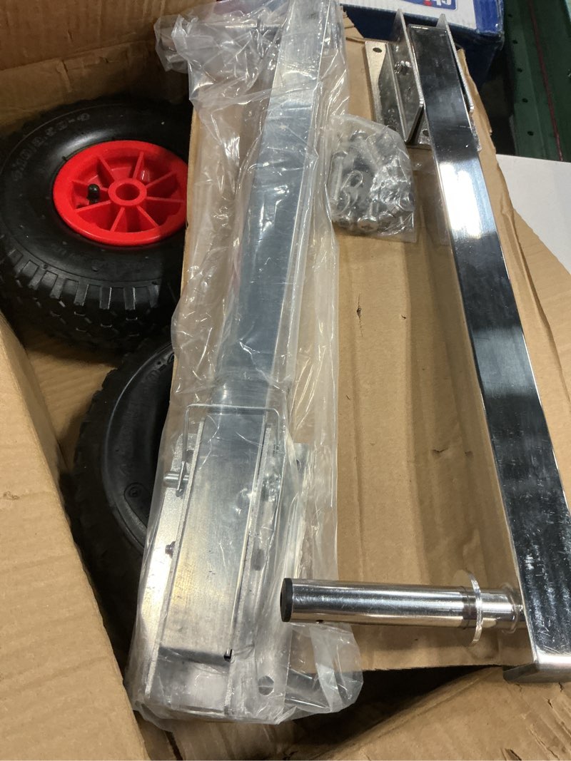 Condition photo showing Good Condition for boat launching wheels, 10" removable boat transom launching dolly wheels for inflatable boats, jon boats, transom boat launching wheels