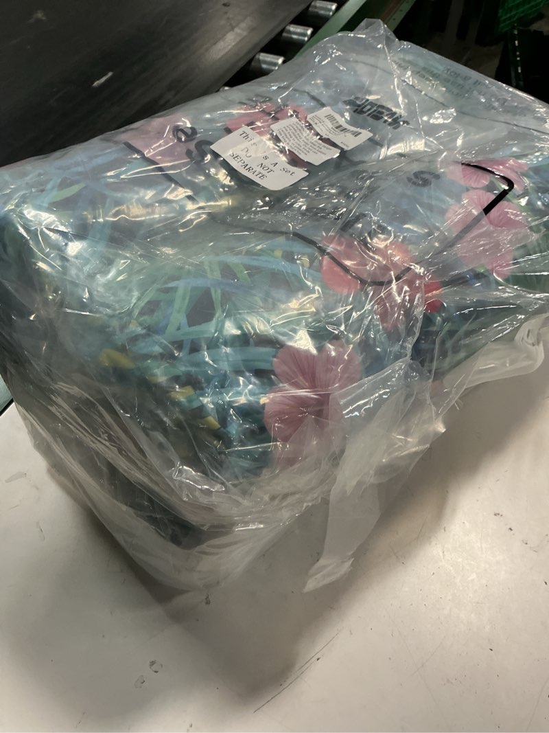Condition photo showing New/Like New for hoteam 6 set outdoor patio chair cushions 20 x 42 in deep seat waterproof patio cushions set for furniture replacement removable seat and back (palm)