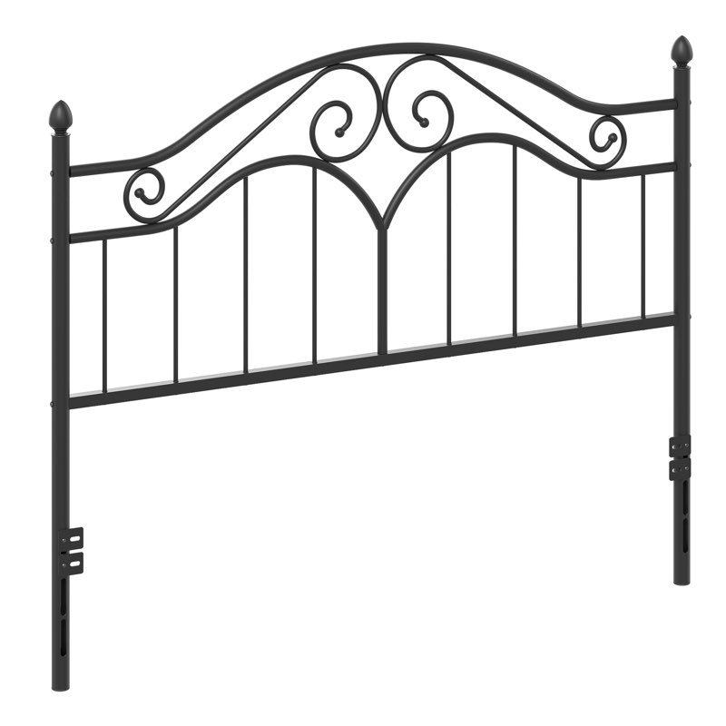 vintage platform bed metal headboard queen 