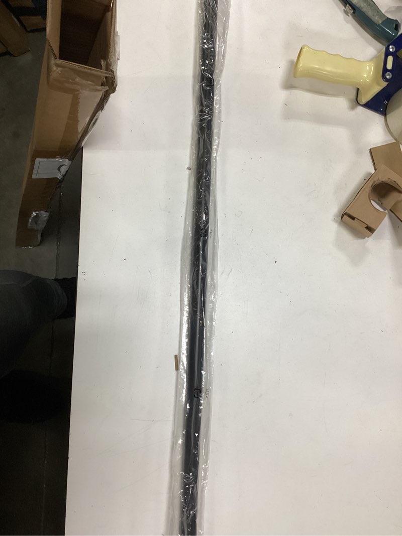 Condition photo showing New/Like New for amazon basics no drill easy install sturdy shower curtain tension rod, adjustable 42-73" length, black, bathtub black 42" to 73" indoor