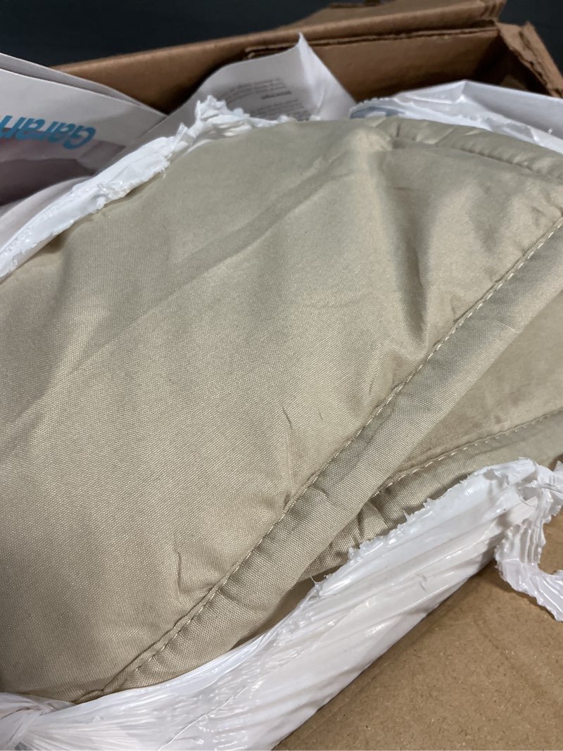 Condition photo showing As Is for bedsure comforter duvet insert - quilted comforters queen size, all season duvet, gentlesoft down alternative bedding, with 8 tabs, gifts for women/men, linen, queen 88 x 88 inches linen queen