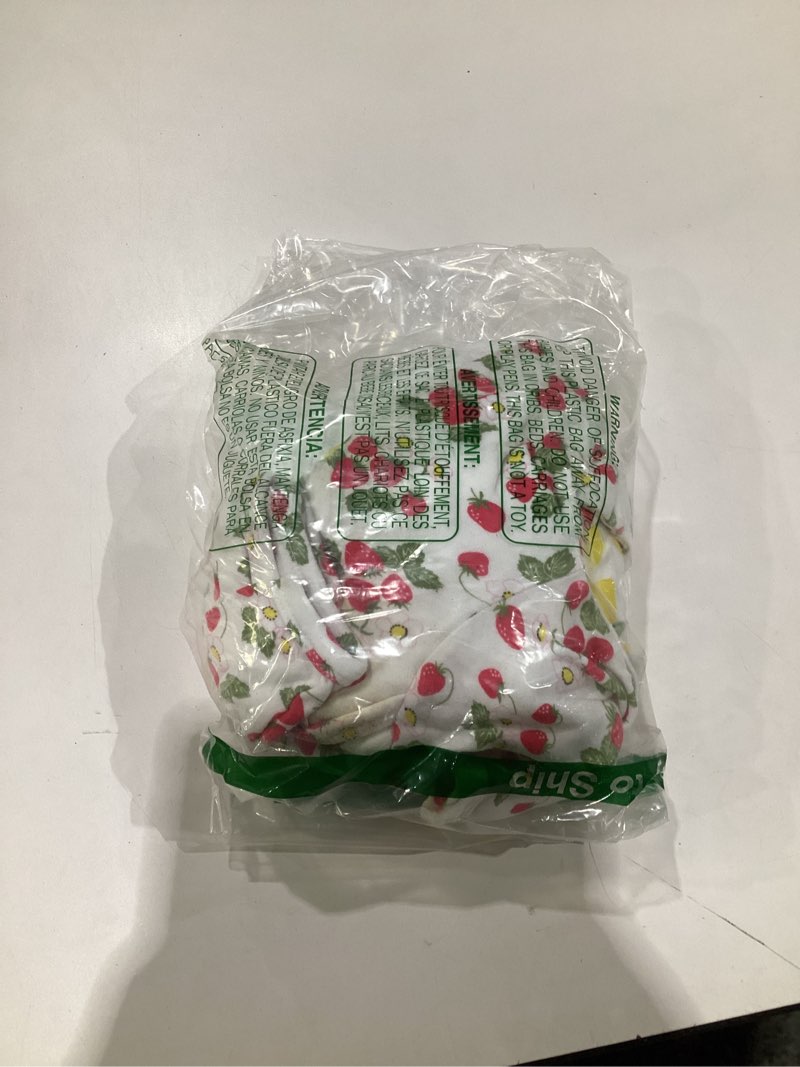 Condition photo showing As Is for Hudson Baby Unisex Baby Cotton Gowns 0-6 Months Strawberry Lemon