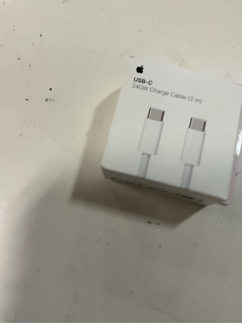 Condition photo showing New/Like New for apple 240w usb-c to usb-c woven charge cable (2 m): fast and convenient charging 2m