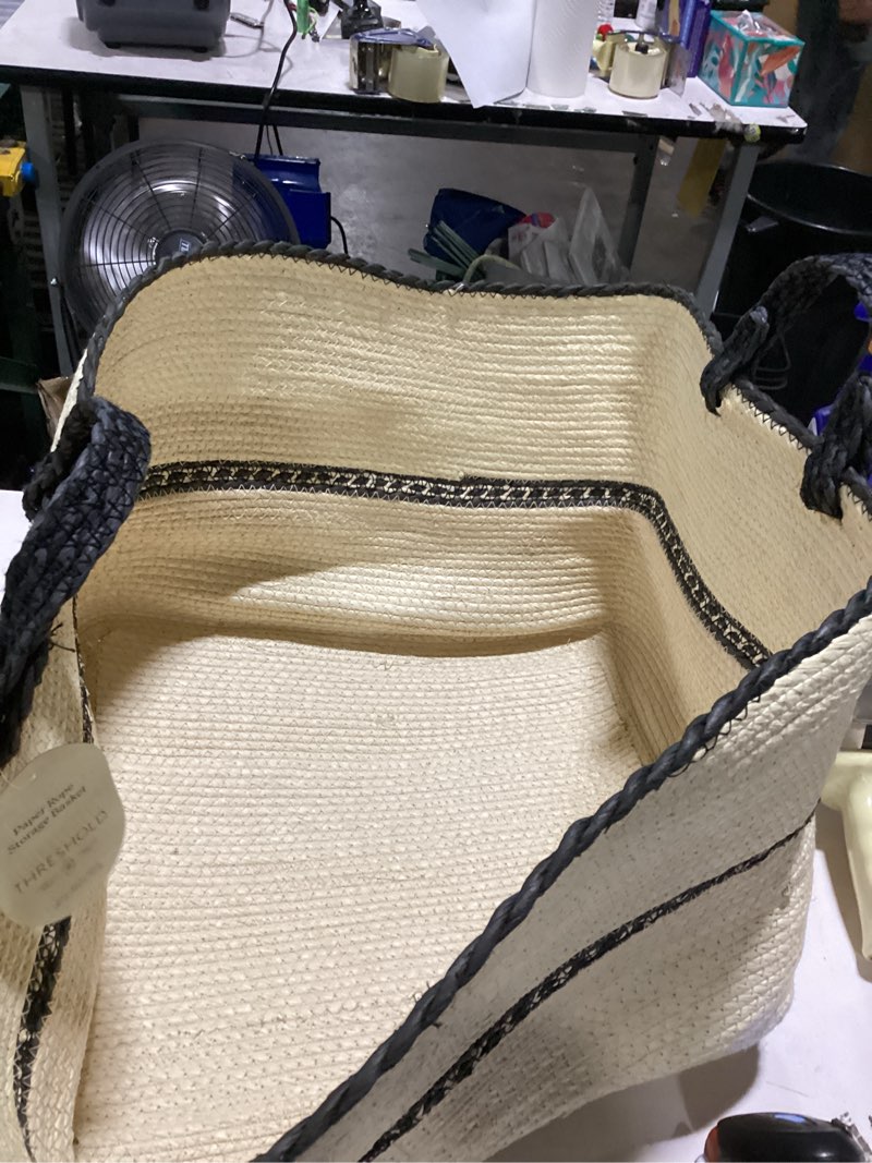 Condition photo showing New/Like New for rectangle braided sewing basket - threshold™