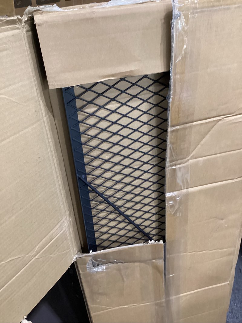 Condition photo showing Good Condition for vevor x-marks fire pit grill grate, rectangle cooking grate, heavy duty steel campfire bbq grill grid with handle & support x wire, portable camping cookware for outside party gathering, 32 inch black 32*15inch-rectangle