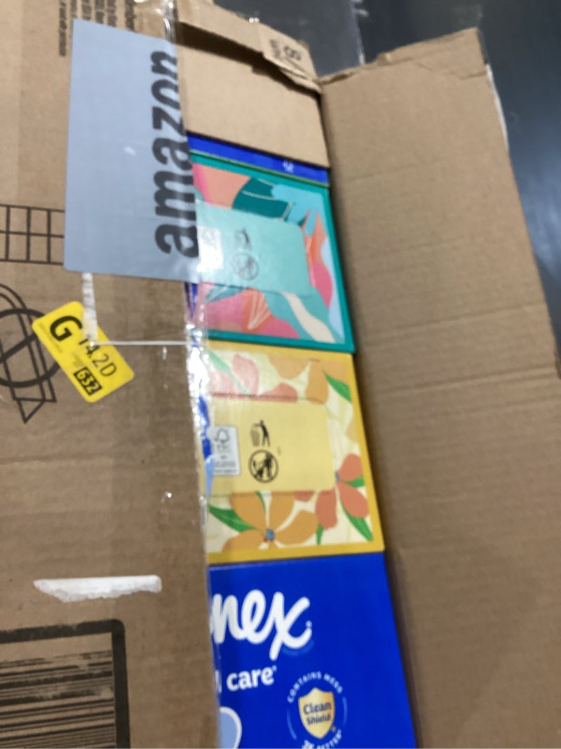 Condition photo showing New/Like New for kleenex trusted care facial tissues, 8 flat boxes, 200 tissues per box, 2-ply, packaging may vary white 200 tissues (pack of 8)