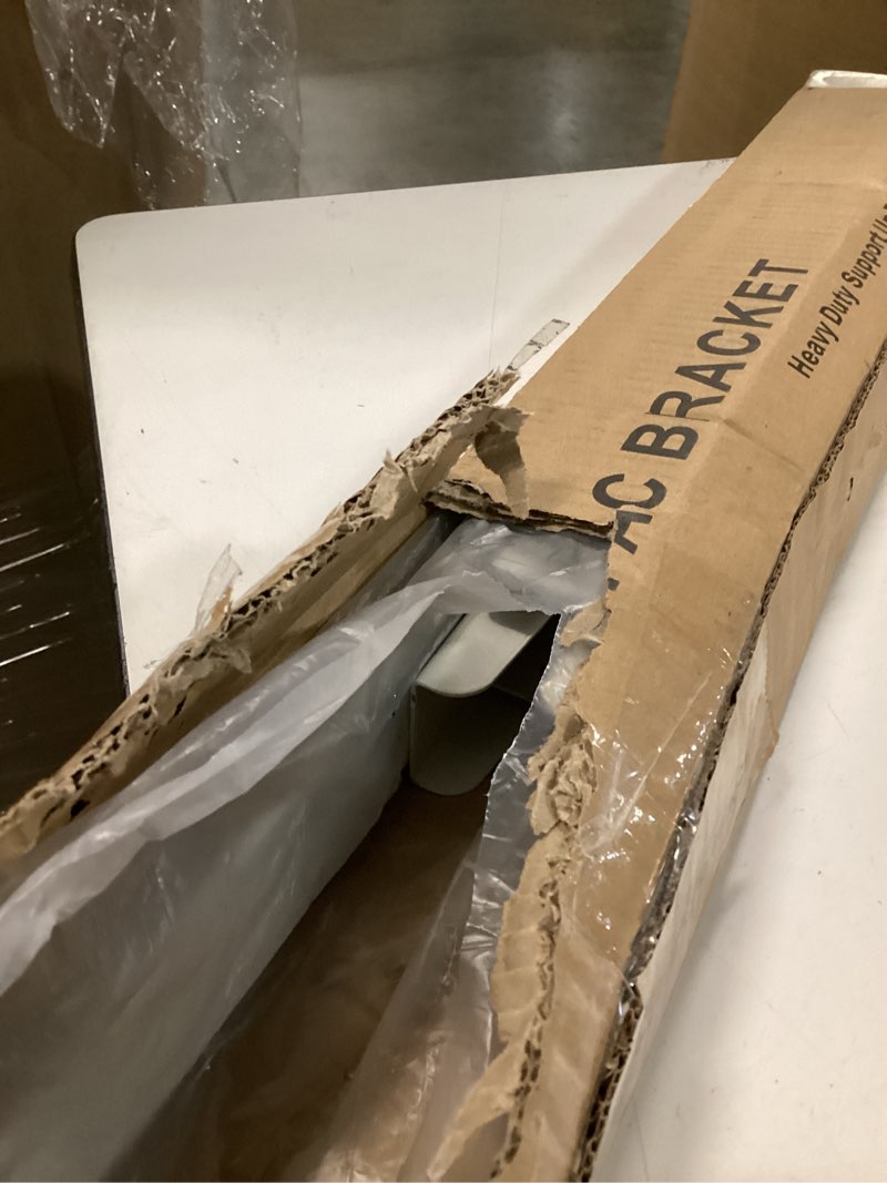 Condition photo showing Good Condition for heavy duty mini split wall mounting bracket, 400lb load capacity, galvanized steel with dual anti-rust coating, adjustable leveling design, anti-vibration pads, fits 7000–12000 btu outdoor ac units 7000btu-12000btu