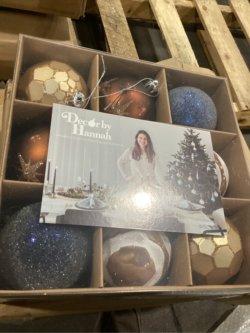 kaimani 9ct 80mm large shatterproof scandinavian christmas ornaments 