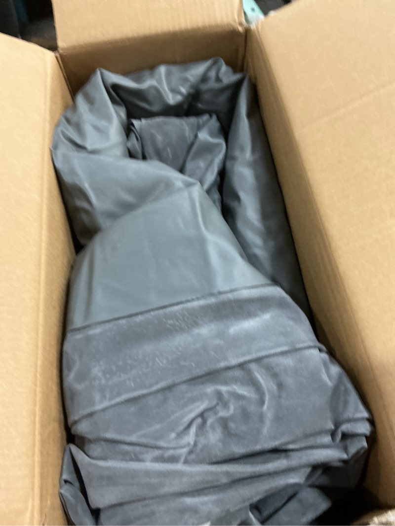 Condition photo showing As Is for intex 64417ed 22in queen dura-beam comfort plush high-rise inflatable air mattress with built in pump for travel and camping, 600lb weight capacity
