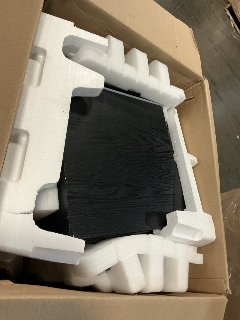 Condition photo showing As Is for polk monitor xt10 home subwoofer, 10" deep bass woofer, 100w class d amplification, dolby atmos, auro 3d & dts:x compatible, black 10" subwoofer (xt10)