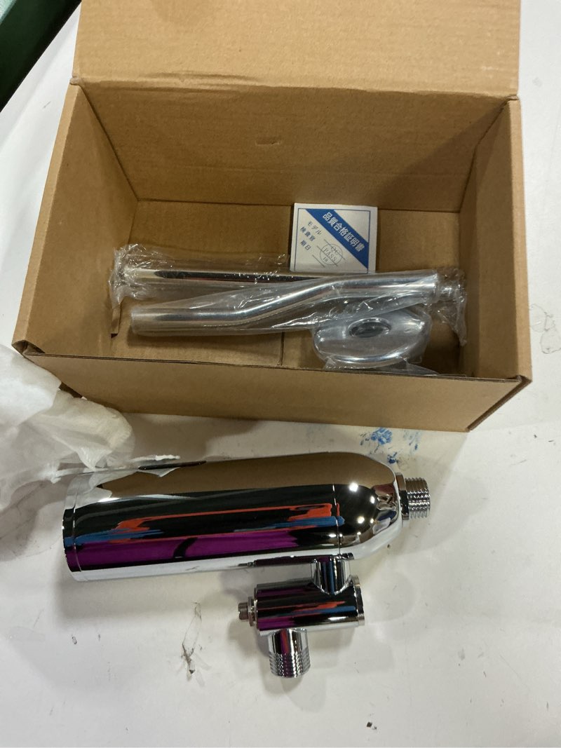 Condition photo showing Good Condition for automatic touchless urinal flush valve, motion sensor copper, three outlet pipes, wall mounted&adjustable water flow, dc 6v, ideal for public restrooms, english installation guide