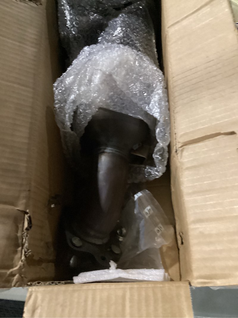 Condition photo showing As Is for a-premium front left catalytic converter kit direct-fit compatible with chevrolet impala 2014-2018 & cadillac xts 2013-2016, 3.6l, epa compliant