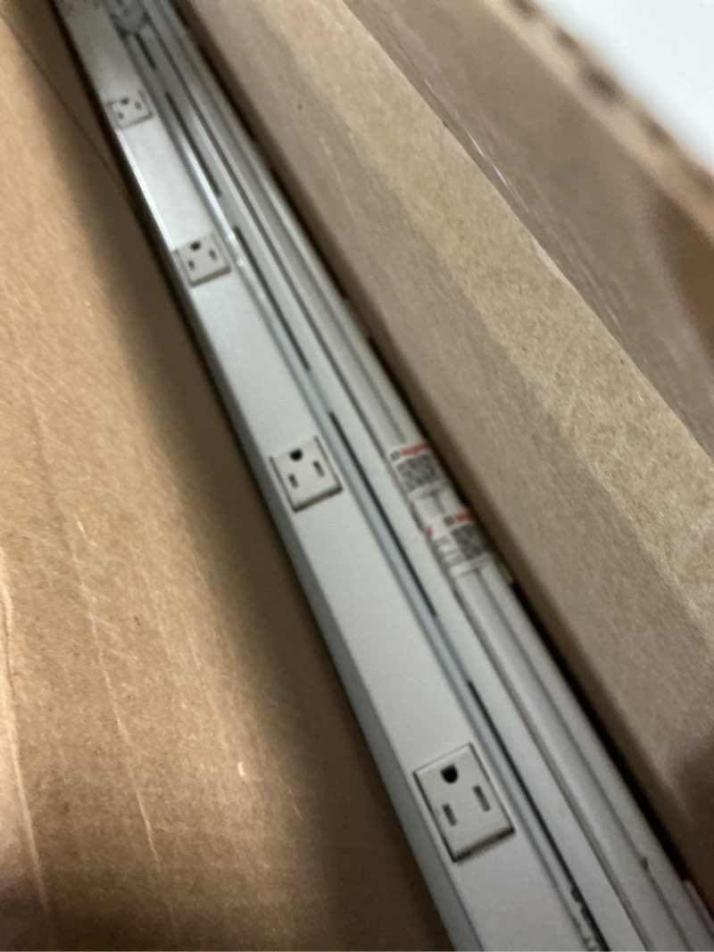 Condition photo showing As Is for Legrand Wiremold WH20GB306TR Plugmold 2000 Series 3 Foot Hardwired Power Strip with 6 Tamper Resistant Outlets, White