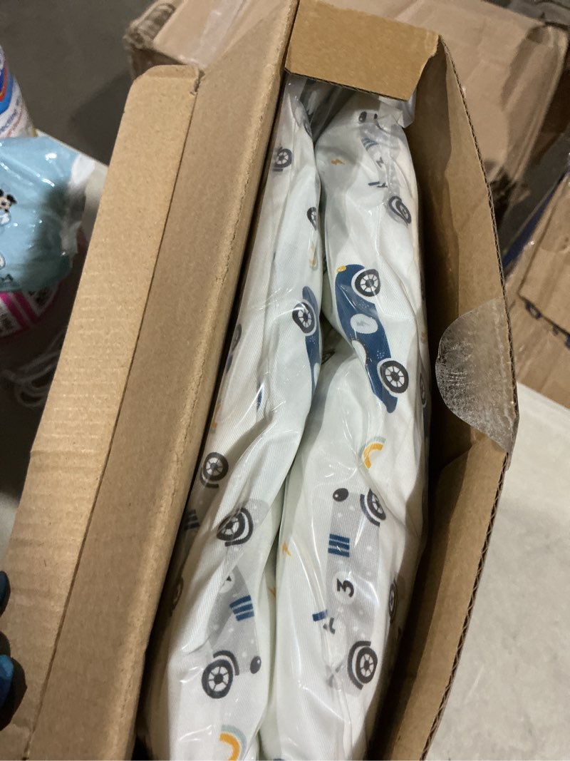 Condition photo showing Good Condition for keababies toddler pillow with pillowcase, jumbo 14x20 - soft organic cotton toddler pillows for sleeping - machine washable - perfect for travel, toddler bed set (racecars) racecars jumbo 14x20