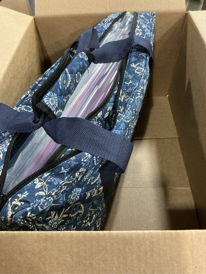 Condition photo showing Good Condition for american mahjong set with blue carrying bag, 166 white tiles, 4 all-in-one rack/pushers, mahjong tiles set (ma jong, mah-jongg, majiang)