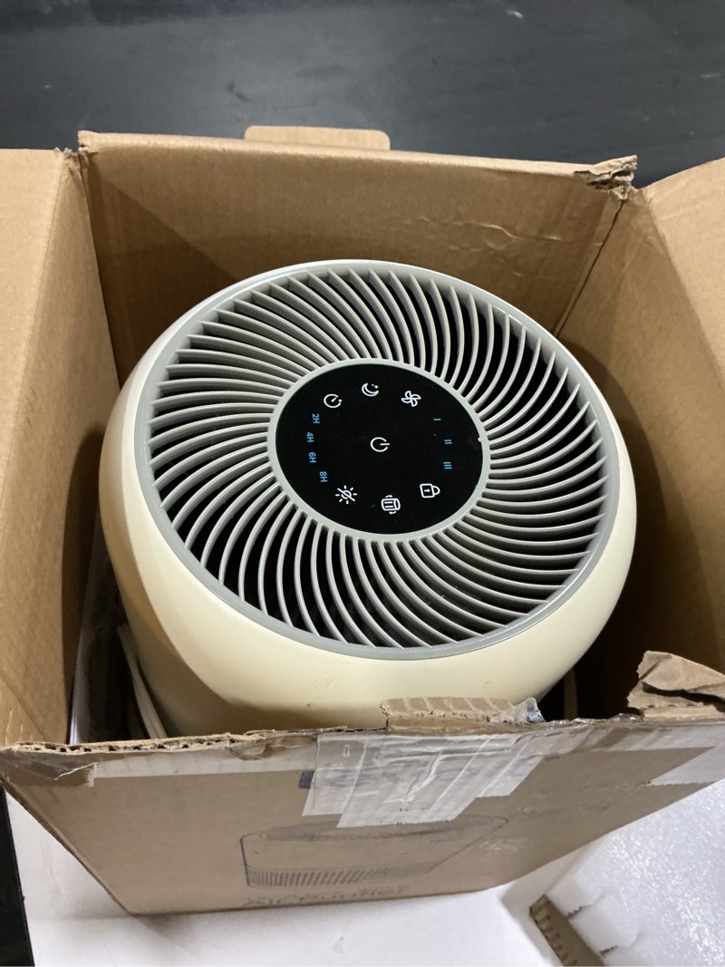 Condition photo showing As Is for LEVOIT Air Purifier for Home Allergens Pet Hair in Bedroom, Covers Up to 1073 ft² by 56W High Torque Motor, AHAM VERIFIDE, 3-in-1 Filter with HEPA Sleep Mode, Remove Dust Smoke Odor, Core300-P, White White Core 300-P 1Pack
