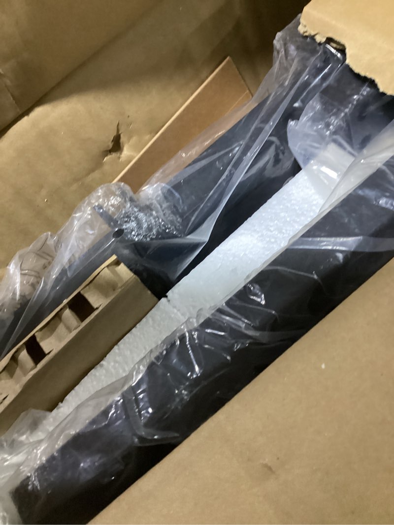 Condition photo showing As Is for olixis full bed frame, heavy duty sturdy 12 inch metal platform bed with storage space, enhanced stability & noise-free, no box spring needed, easy assembly full 12 inch