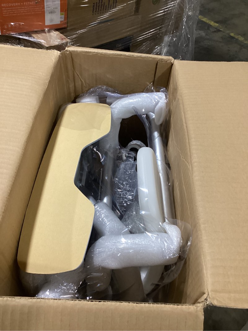 Condition photo showing Good Condition for Swivel Shower Chair with Liftable Arms, Hybodies Rotatable Bathroom Chair with Adjustable Height, Anti-Slip Bath Tub Transfer Stool, Safe Adjustable Handicap Stool for Bathtub Bathroom B: Flip-Up Arms (One Size)