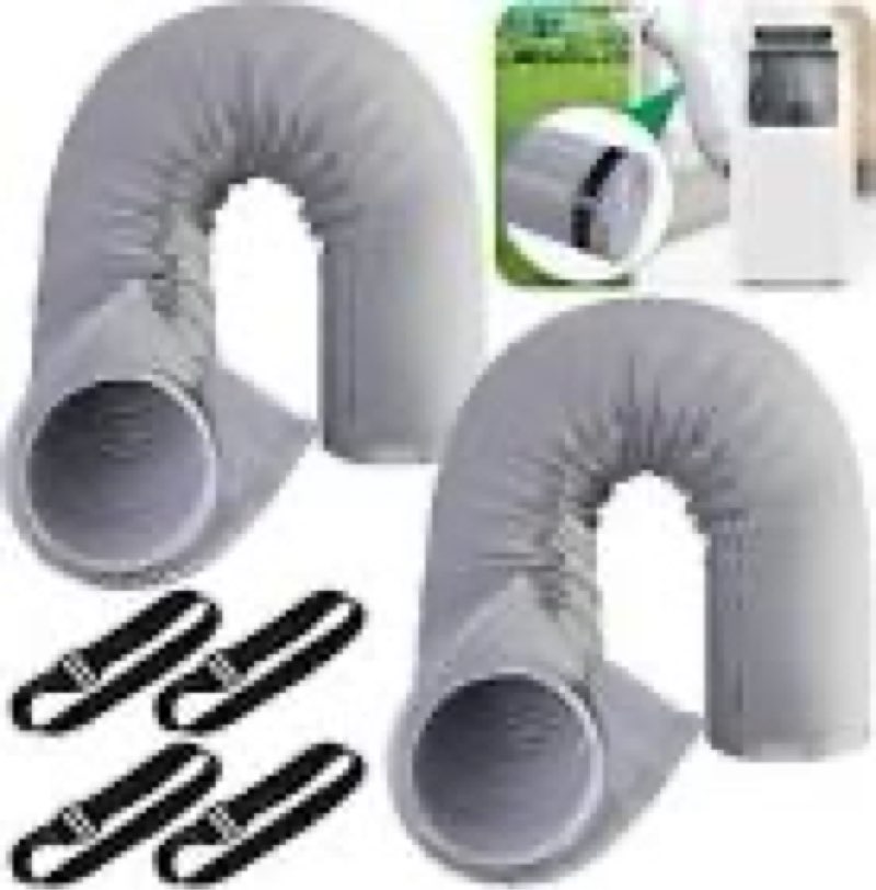 yoleshy 2 pack portable ac hose insulation sleeve thick heat resistant portable air conditioner hose