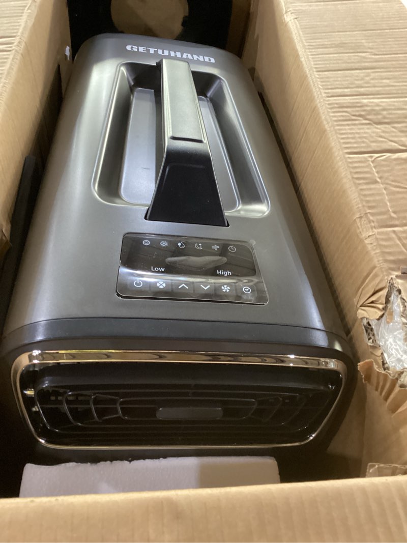 Condition photo showing New/Like New for portable tent air conditioner for camping, 5200btu fast cooling quiet small light air conditoning 400w low power for rv, truck, van black grey