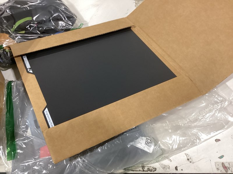 Condition photo showing New/Like New for 3d printer h2c build plate double sided peo pet sheet, 335x346.5mm heat bed flexible removable spring steel heated 3d printing bed platform mat for bambu lab h2c 335x346.5 peo+pet