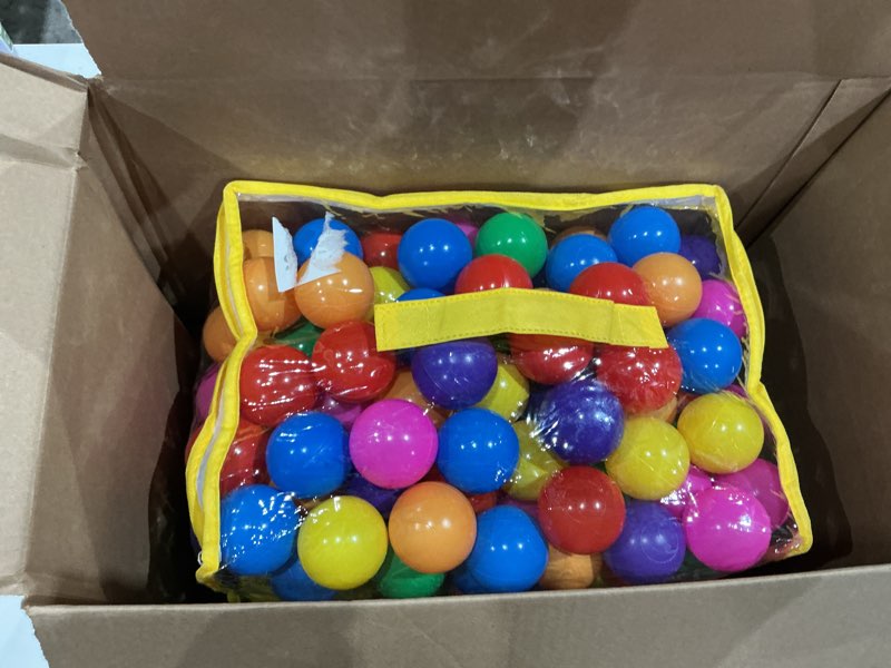 Condition photo showing Good Condition for ball pit balls for toddlers: 50 100 200 colorful non-toxic balls with bpa-free, phthalate-free, crush-resistant polyethylene plastic, 2.2 inches, perfect toy for boys and girls play rainbow 100 balls