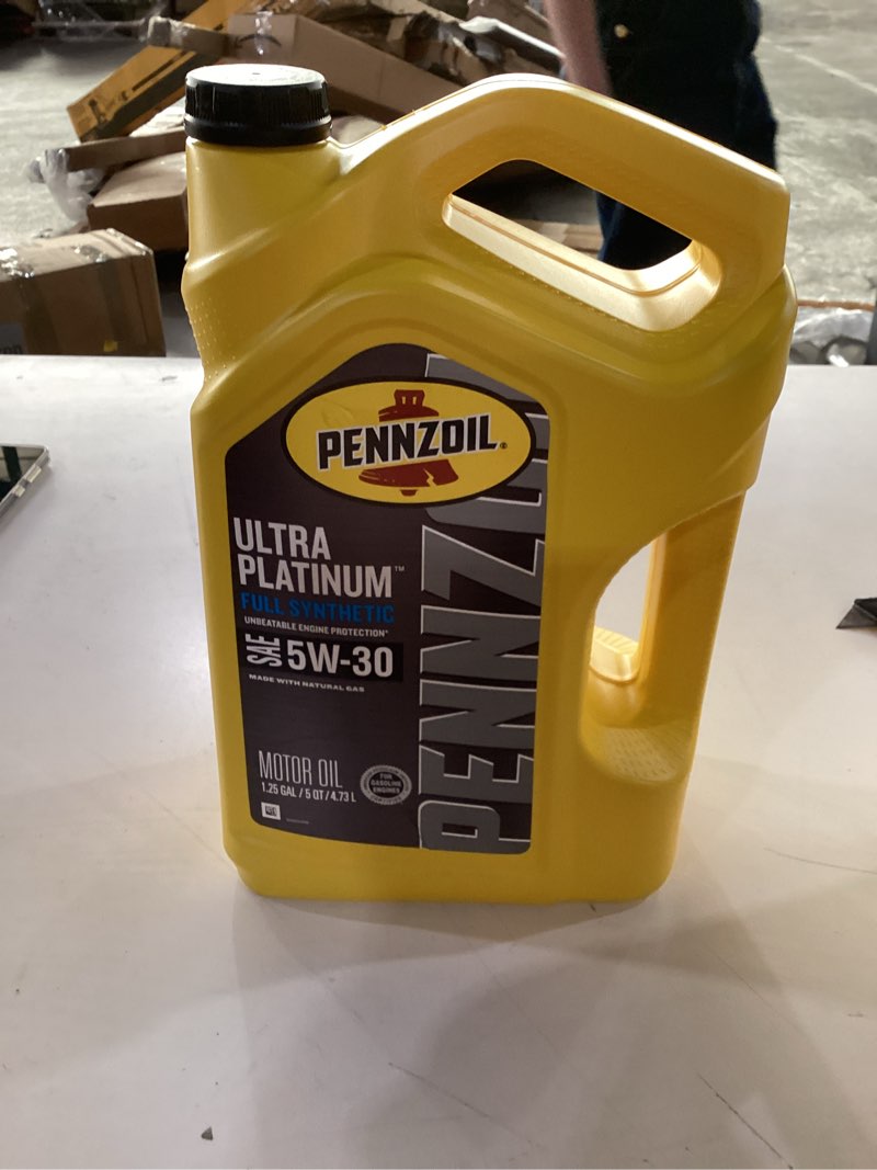 Condition photo showing New/Like New for Pennzoil Ultra Platinum Full Synthetic 5W-30 Motor Oil (5-Quart, Single Pack)