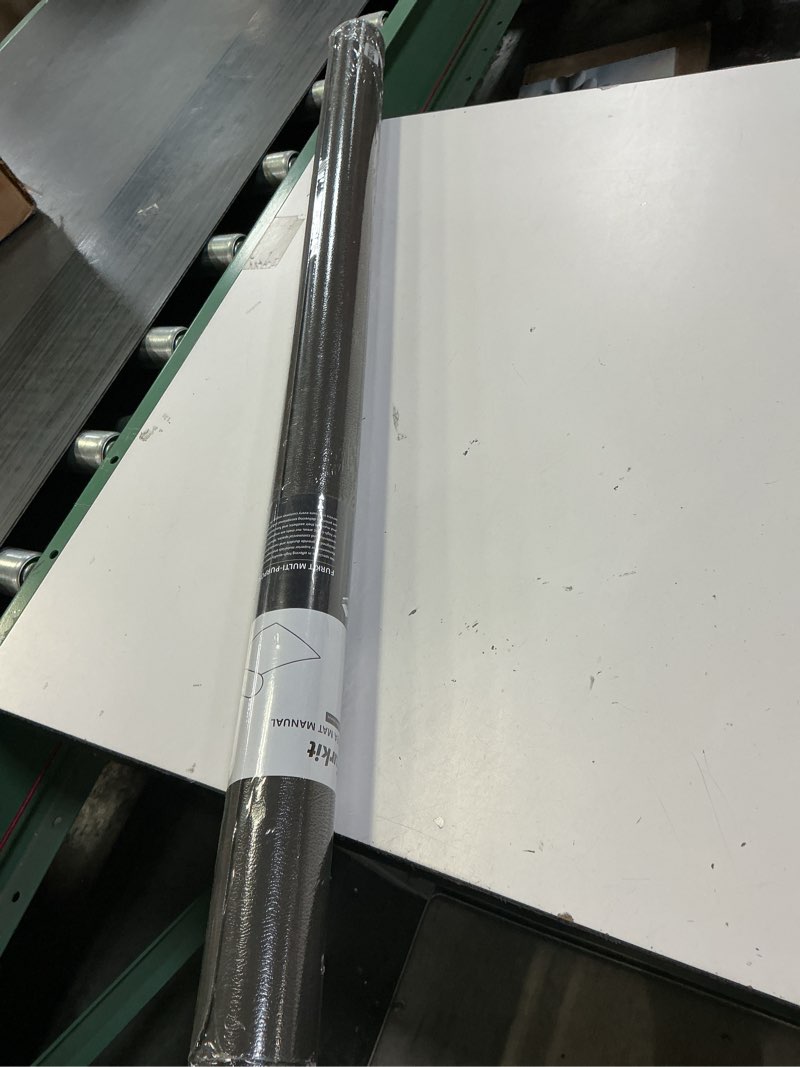 Condition photo showing New/Like New for Dark Gray Plastic Table Protector Cover Pad, 1.5mm Thick Waterproof Leather-Look PVC Rectangle Desk Mat, 42x72 inch Anti Scratch Heat Resistant Table Top Area Mat for Dining Table, Office Desk 72" x 42"