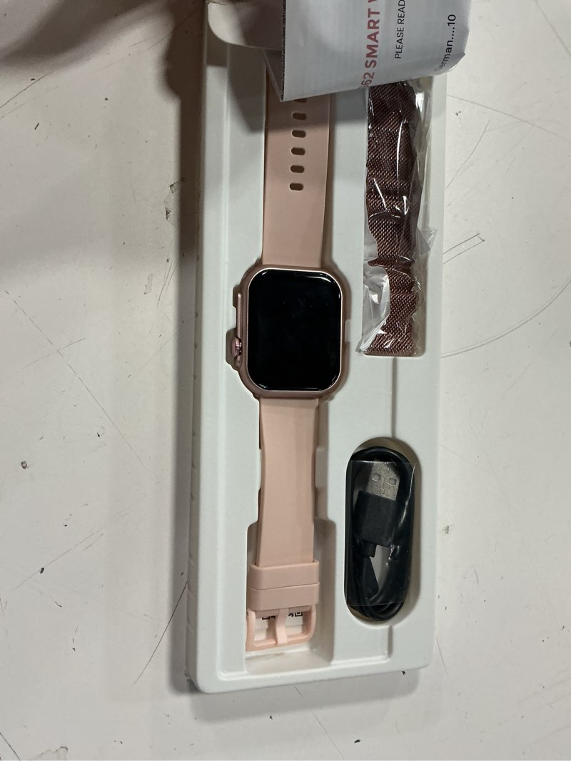 Condition photo showing Good Condition for Smart Watches for Women (Android/iPhone), 1.83" HD Smart Watch with Calls/Messages/Notifications, Sleep/Heart Rate/SpO2/Blood Pressure Monitor, 110+ Sports Modes Fitness Tracker Watch, 1000mAh Battery Blush-Pink