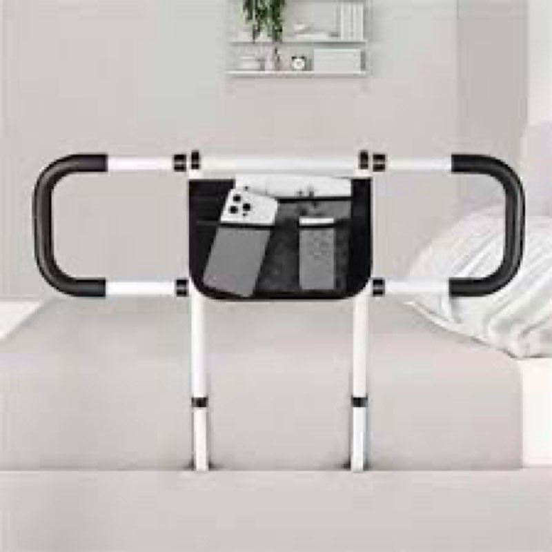 Com MUMU Bed Rails for Elderly Adults Safety - Adjustable Bed Assist Rail Bar for Seniors with Motio