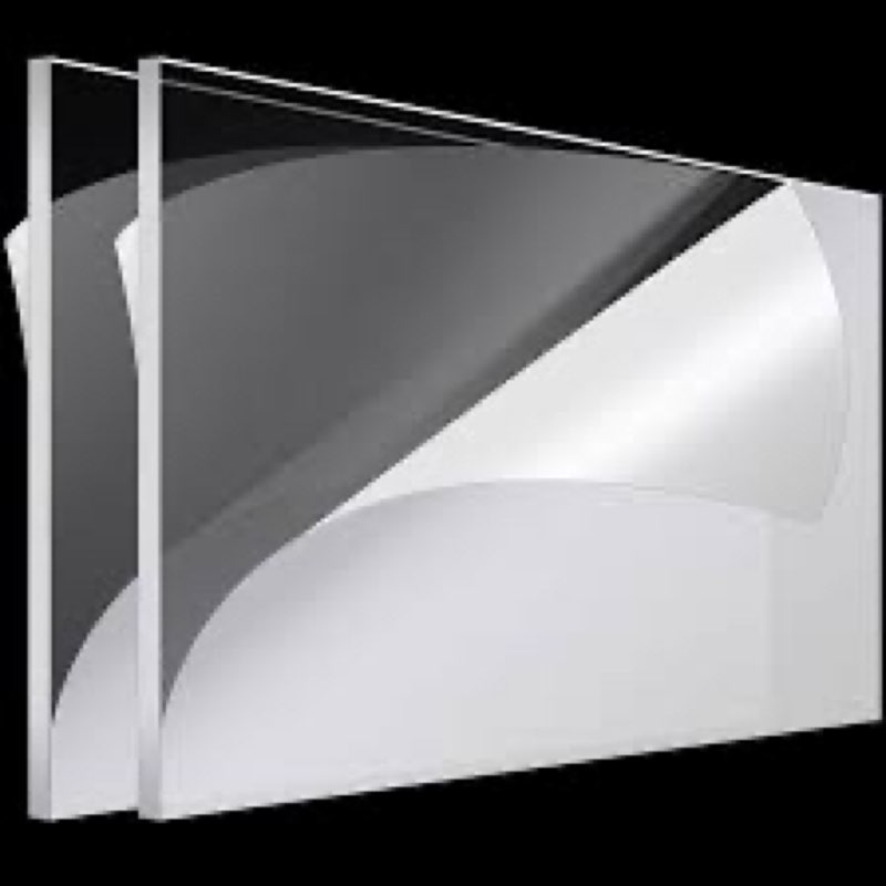 roowest 2 pcs 18 x 24 inch, 3/16 inch thick clear acrylic sheet plastic sheet cut to size acrylic board panel for craft engraving display 2 18 x 24 inch, 3/16 inch