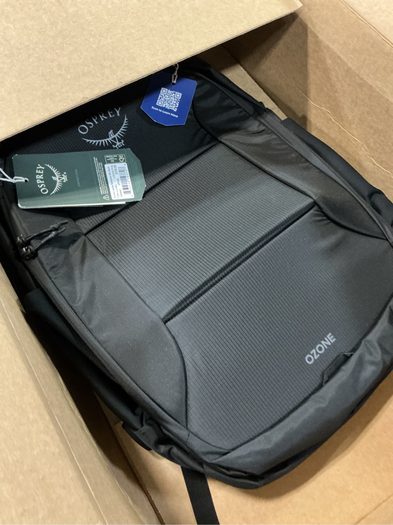 Condition photo showing Good Condition for osprey ozone laptop backpack 28l, black one size black