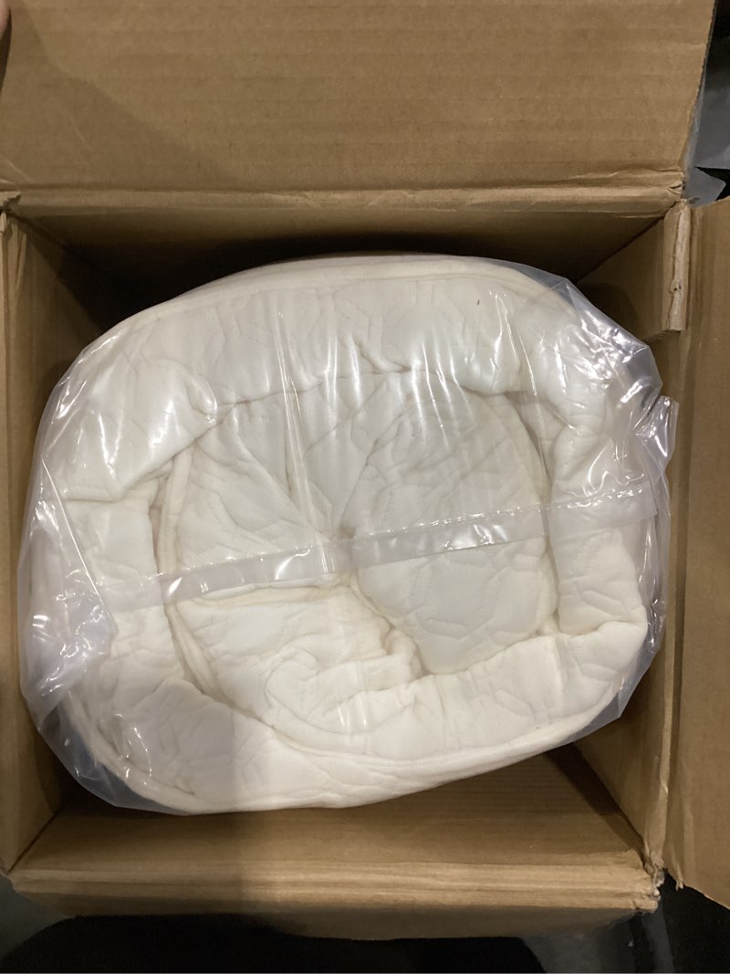 Condition photo showing New/Like New for my first crib mattress, memory foam crib mattress, removable waterproof cover, quilted, hypoallergenic