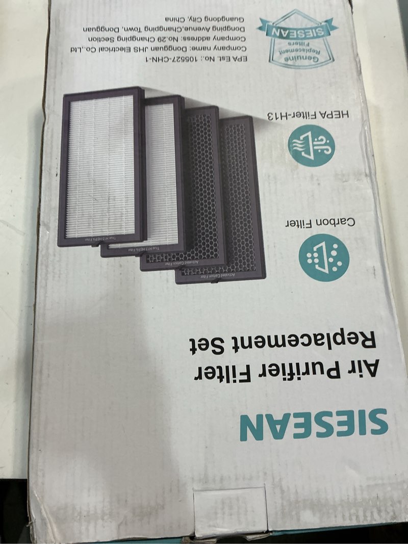 Condition photo showing New/Like New for ap400 official genuine replacement filter set, 4-pack with 2 h13 true hepa filters and 2 activated carbon filters, designed by original manufacturer, easy installation
