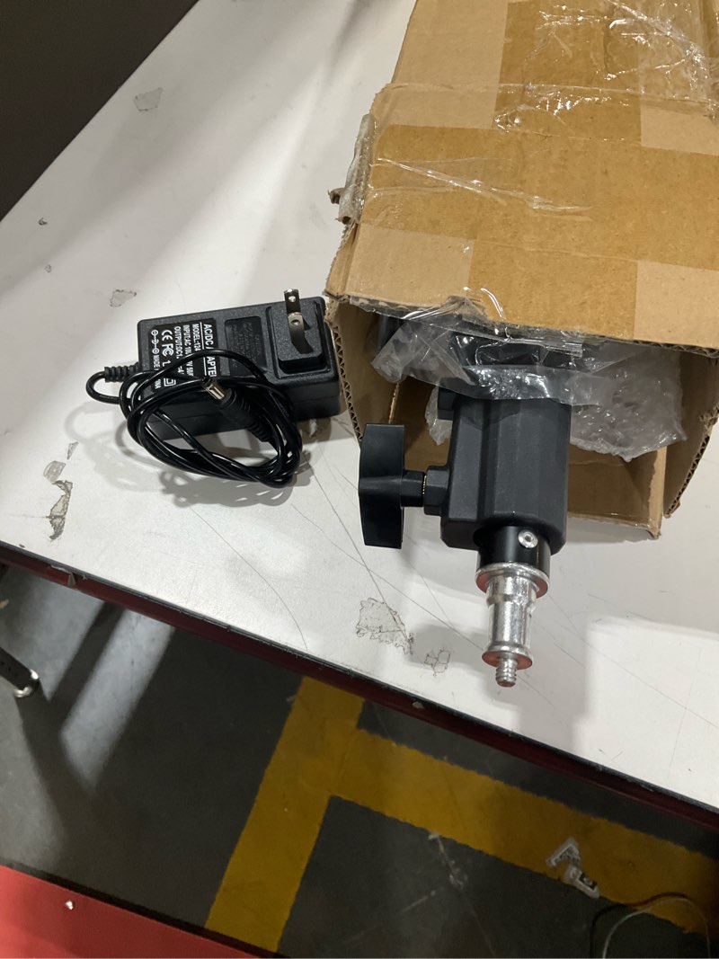 Condition photo showing Good Condition for four-arm led photography light,with tripod light stand and 2.4g remote,2800k-6500k fill light for live stream video recording eyebrow tattoo makeup youtube videos 29x4.5x5.3in black